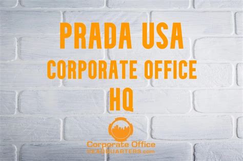 prada corporate office nyc phone number|prada corporate headquarters.